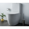 Комплект напольного унитаза VITRA SENTO RIM-EX BACK TO WALL, сиденье тонкое микролифт, механизм 3/6 л 9830B003-7203